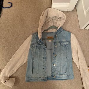Hooded Jean Jacket